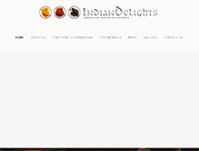 Tablet Screenshot of indian-delights.co.za